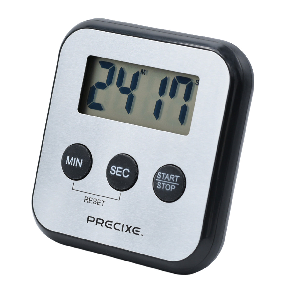 Precixe Compact Stainless Steel Digital Timer