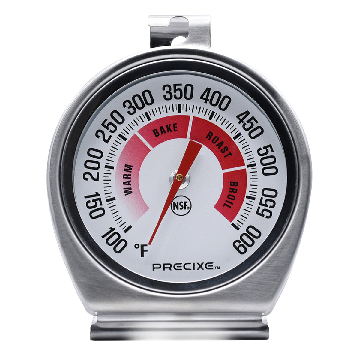 Precixe 2.5 Inch Stainless Steel Oven and Grill Thermometer 2-Pack