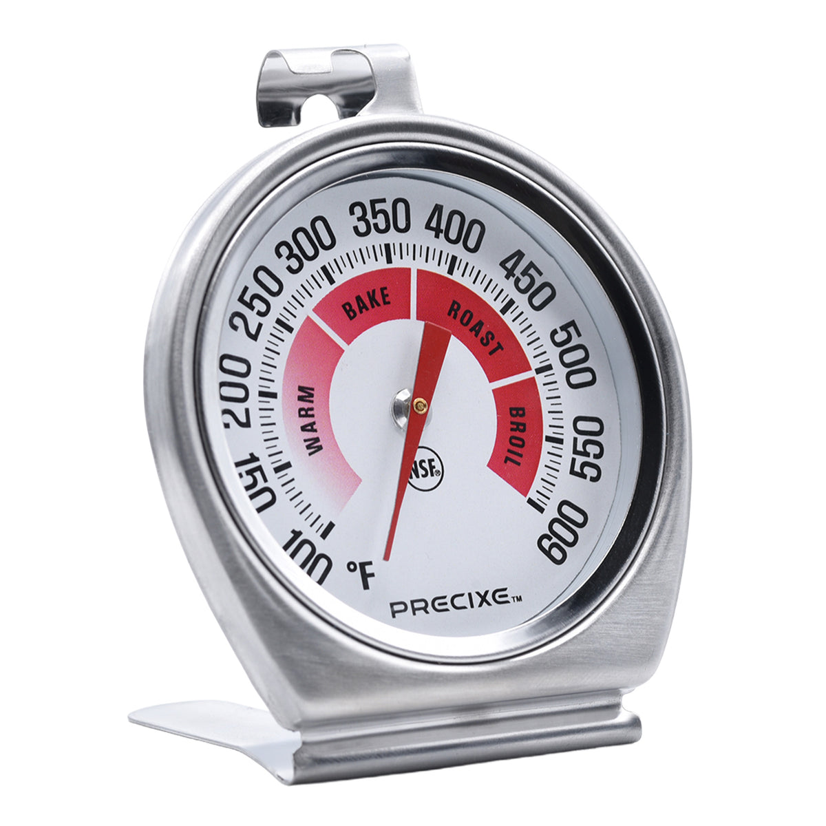 Precixe 2.5 Inch Stainless Steel Oven and Grill Thermometer 2-Pack