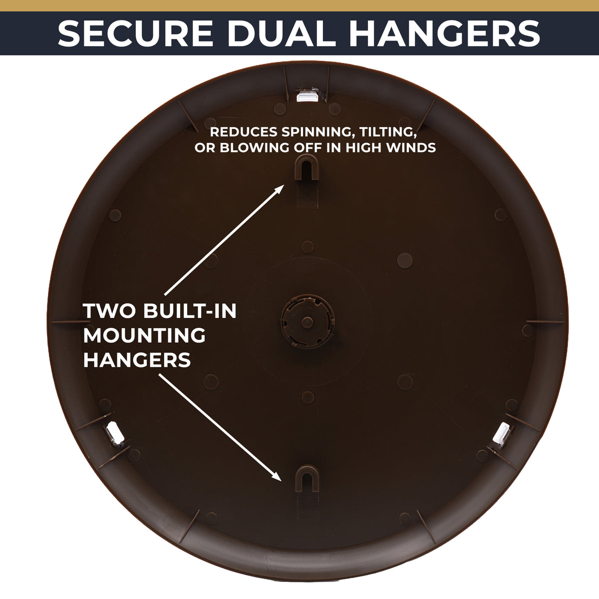 Precixe 13.5 Inch Indoor Outdoor Wall Thermometer | Rustic Mountain Adventure "Stay Wild" Design