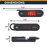Precixe NSF Digital Meat Thermometer | Instant Read Folding Probe