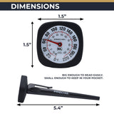 Precixe 1.5 Inch Analog Meat Thermometer