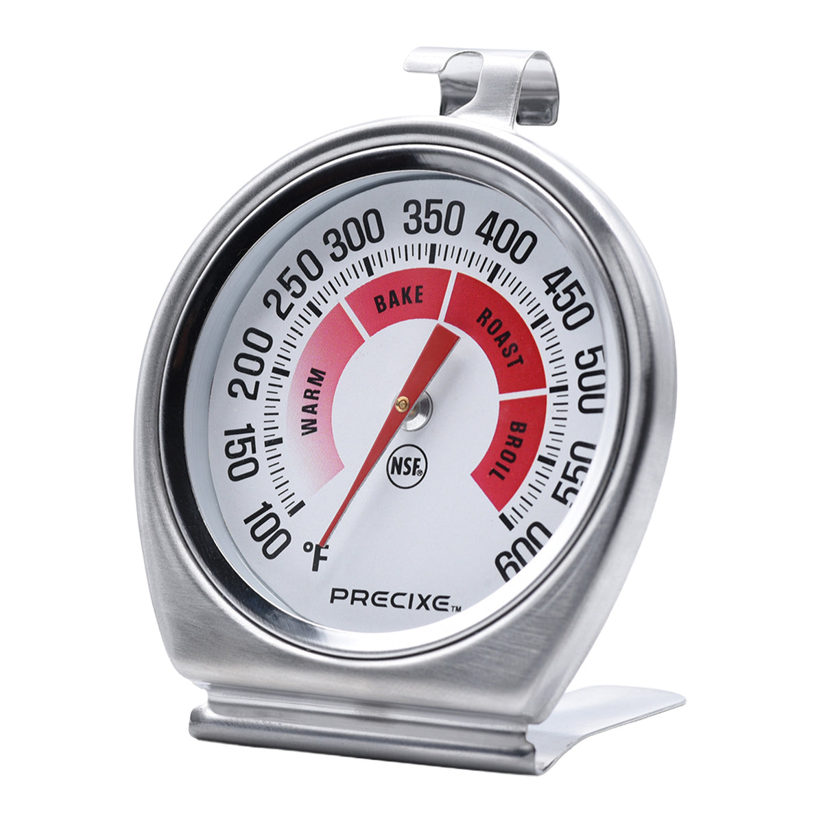 Precixe 2.5 Inch Stainless Steel Oven and Grill Thermometer 2-Pack
